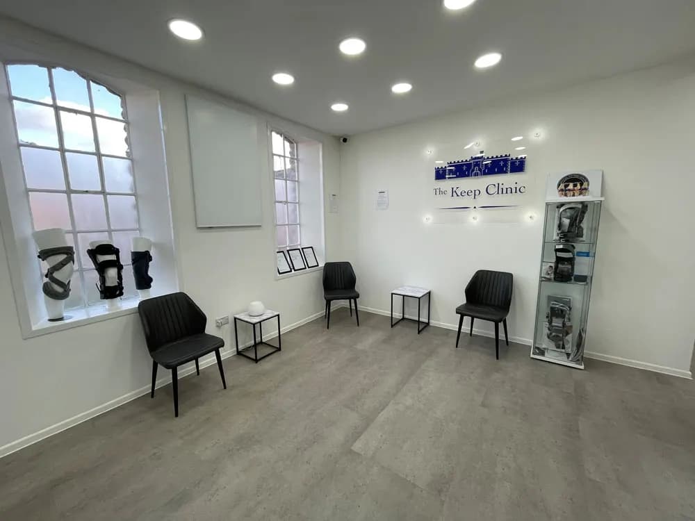 The waiting area at The Keep Clinic
